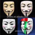 Acient japan style plastic mask horror foe vendetta expression masquerade ball mask on halloween FC90075